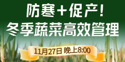 《细说农技》专家张宝林教冬季蔬菜防寒 + 促产高效管理，27 日晚 8 点！