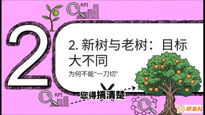 第3节：【春肥策略】开春底肥：新树&ldquo;扩版图&rdquo;，老树&ldquo;点引擎&rdquo;，课程：《柑橘底肥&ldquo;翻身账&rdquo;：从改土到高产的实战全书》