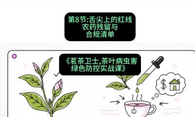 第08节：舌尖上的红线&mdash;&mdash;农药残留与合规清单，课程：《茗茶卫士&mdash;&mdash;茶叶病虫害绿色防控实战课》#识农AI